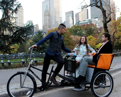 Central Park Guided Pedicab Tour