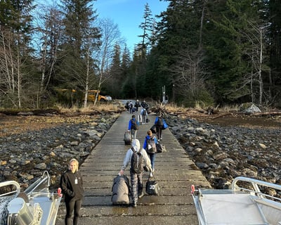 30-Minute Water Taxi From Banana Point to Wrangell