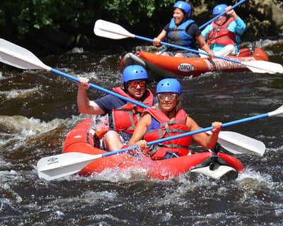 Guided Inflatable Kayaking on the Lehigh River