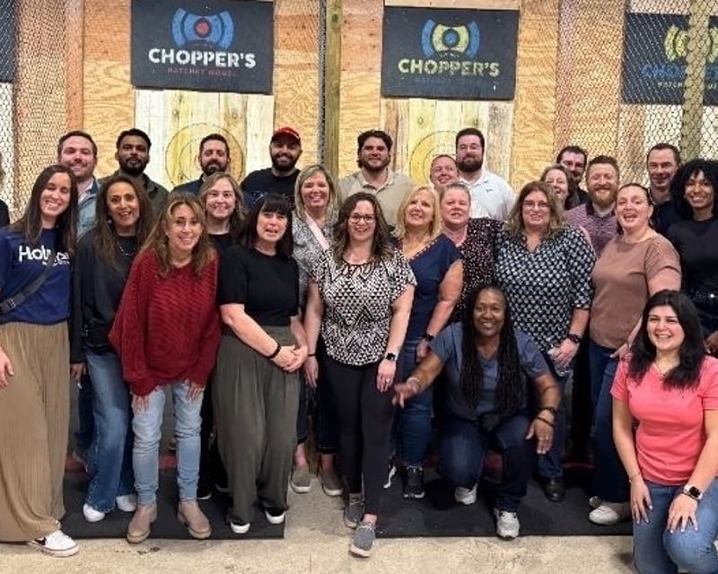 Group Axe Throwing with 4 Targets in Philadelphia