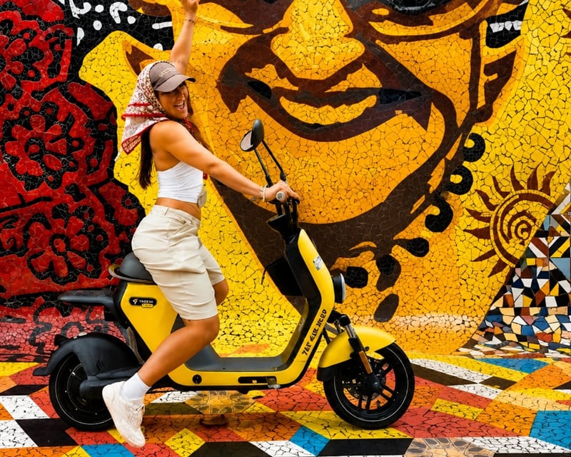 Santurce Street Art E-Moped Tour in San Juan