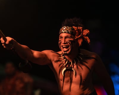 Watch a Fire Luau Dinner Show in Daytona Beach