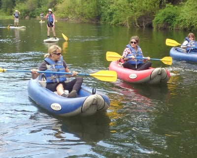 Guided Inflatable Kayak Trip in Leavenworth
