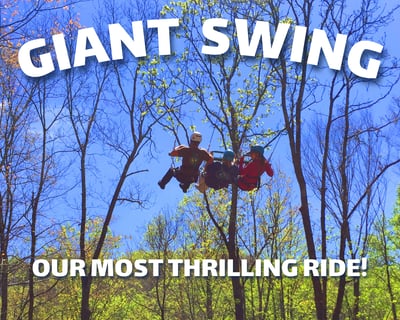 80-Foot Mountain Swing Ride in Scaly Mountain