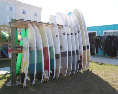 7'2" Surfboard Rental in Carolina Beach