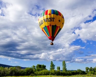 Morning Hot Air Balloon Ride in Steamboat Springs