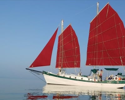 Schooner Sailing in Sturgeon Bay