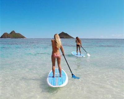 Guided Stand-Up Paddle Lesson in Kailua