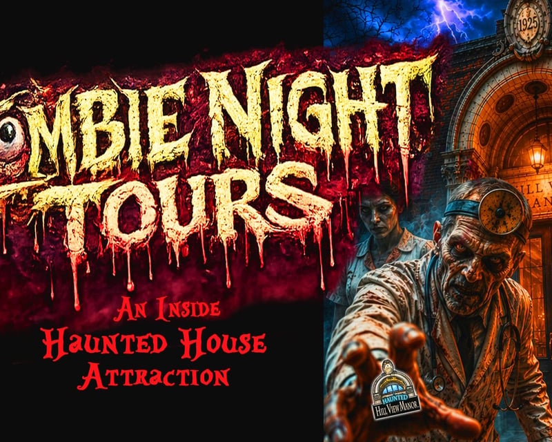 Zombie Night Tour at Haunted Hill View Manor, New Castle
