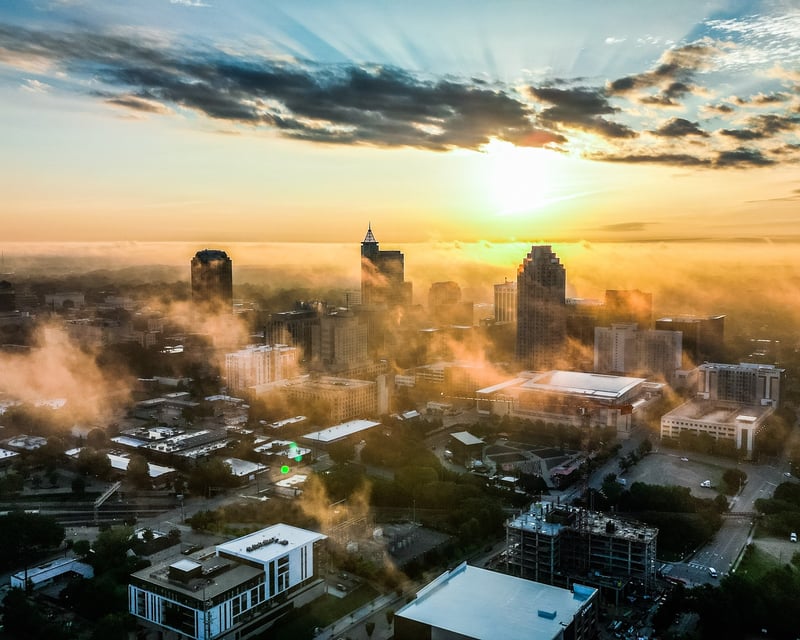 Sunset Scenic Flight from Fuquay-Varina