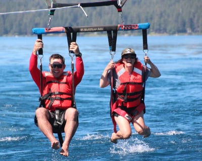 Stay-Dry Parasailing in Kings Beach