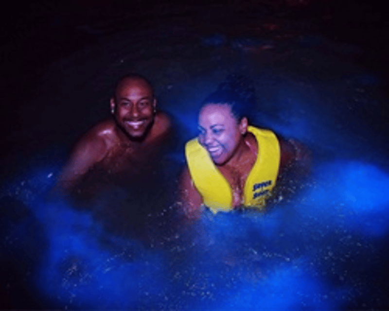 Luminous Lagoon Night Boat Tour & Swim in Jamaica