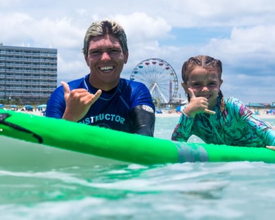 7' Soft Top Surfboard Rental in Carolina Beach