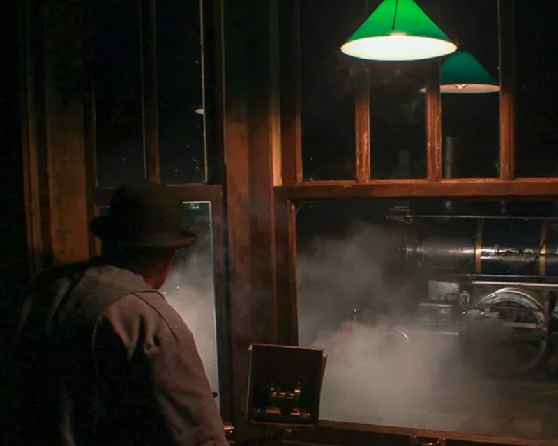 Hesston Ghost Train Steam Ride in La Porte