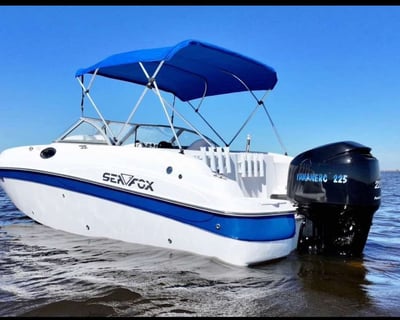 Cape Coral 45 MPH Deck Boat Rental