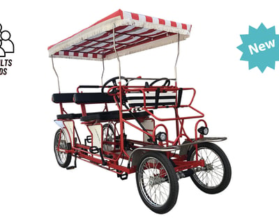 Ride a Double Surrey Bike Rental in Redondo Beach