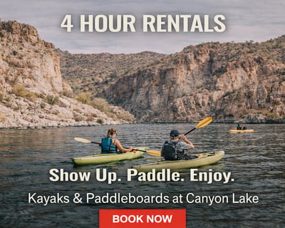 Explore Canyon Lake on a 4-Hour Kayak Rental
