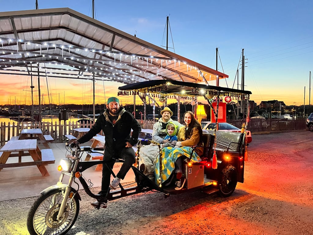 Saint Augustine Pedicab Nights of Lights Tour