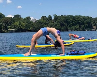 1.5-Hour SUP Yoga Class at Gallatin Marina