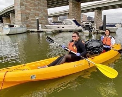 Washington Anacostia River Kayak Cleanup