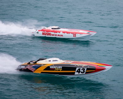Helicopter Tour of Key West Powerboat Championships