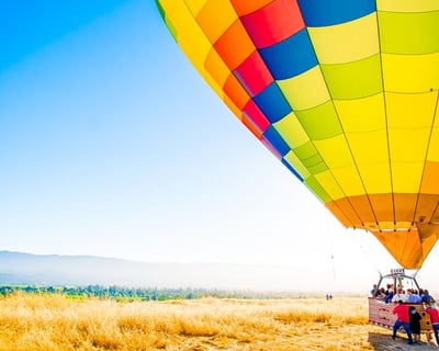 Napa Valley Hot-Air Balloon and Half-Day E-Bike Tour