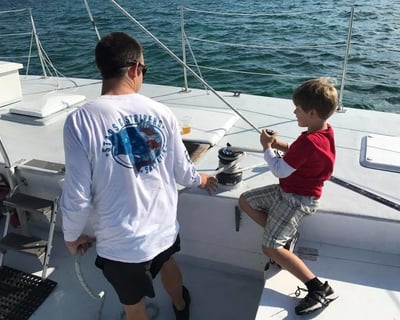 Cruise West Grand Traverse Bay on a Kids Sailboat