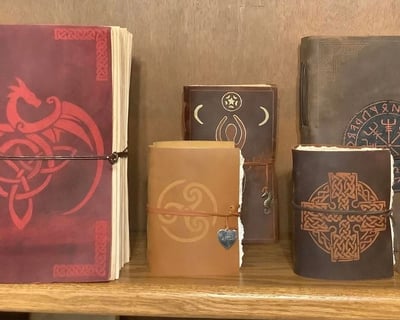 Leather Journal Bookbinding Workshop in Salem