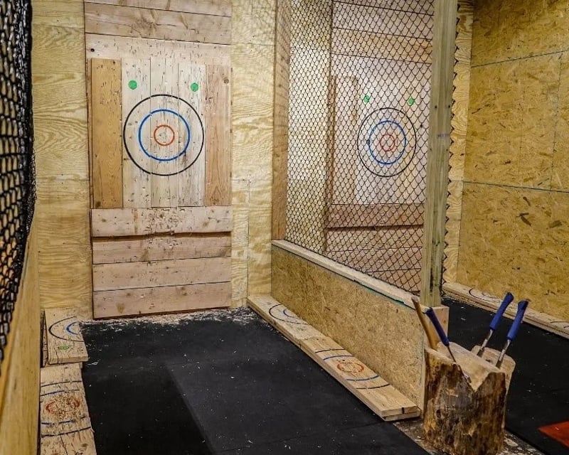 Axe Throwing Lane Rental with 2 Targets in Philadelphia
