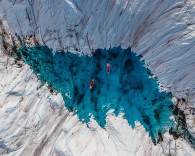 Knik Glacier Paddleboarding & Ice Climbing Guided Tour