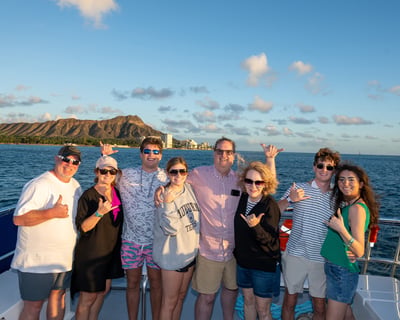 Swim & Sunset Cruise at Turtle Canyon in Waikiki
