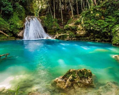 Blue Hole & Bamboo Rafting Tour in Ocho Rios