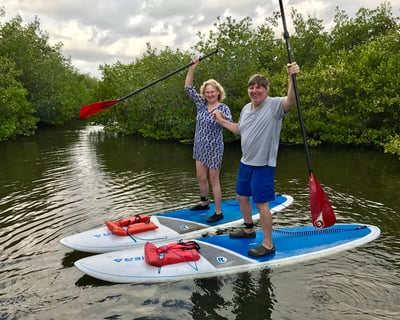 Learn to SUP on Calm Cocoa Beach Waters