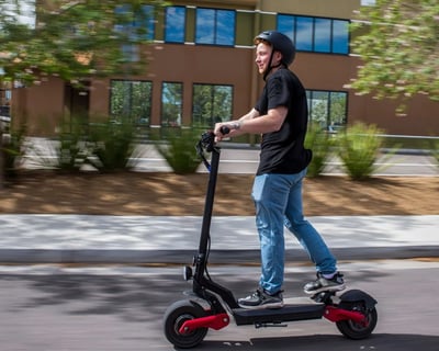 Electric Scooter Test Ride in Cambridge