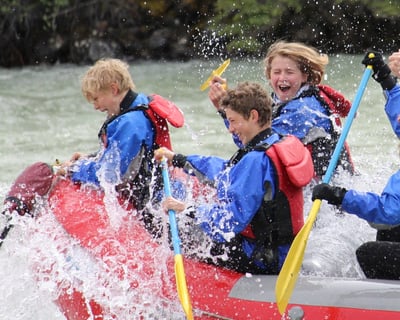 Athabasca River Class 2 Whitewater Rafting In Jasper
