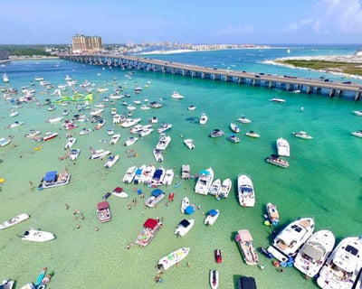 Cruise to Crab Island Sandbar From Pensacola Beach