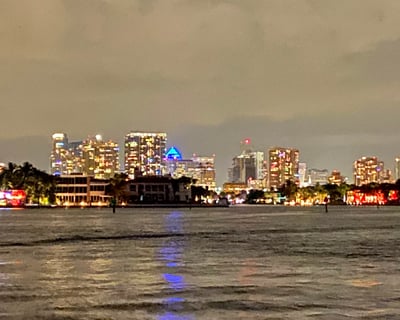 Sunset Pontoon Cruise in Fort Lauderdale