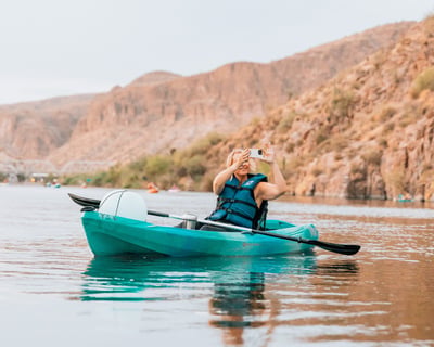 Self-Guided Sunset Paddle at Canyon Lake