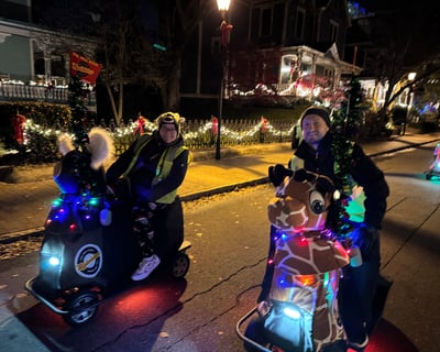 Raleigh Holiday Lights Rydables Tour