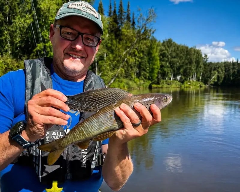 Guided Arctic Grayling Jet Boat Fishing Near Fairbanks