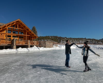 Ice Skate Evergreen Lake & Visit Red Rocks & Golden