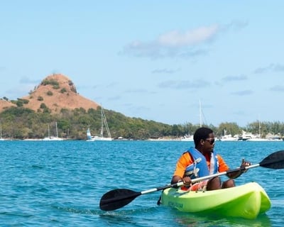 Kayak to Pigeon Island on a 2.5-Hour Tour