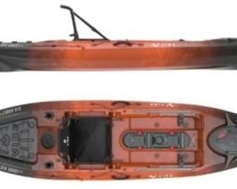 Rudder-Equipped Fishing Kayak Rental in Cumming, GA