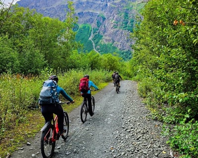 Ride an E-Bike Tour at Eklutna Lake Near Anchorage