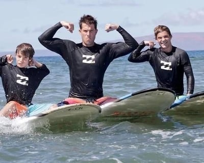 Maui Group Surf Lesson at Kalama Park