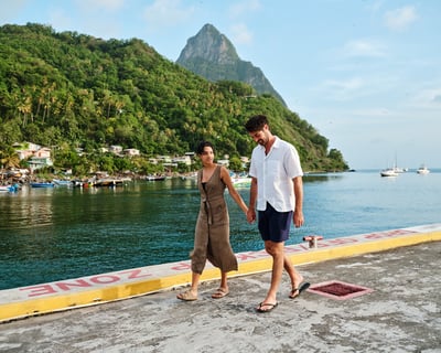 Soufriere to Rodney Bay Snorkel Catamaran Transfer