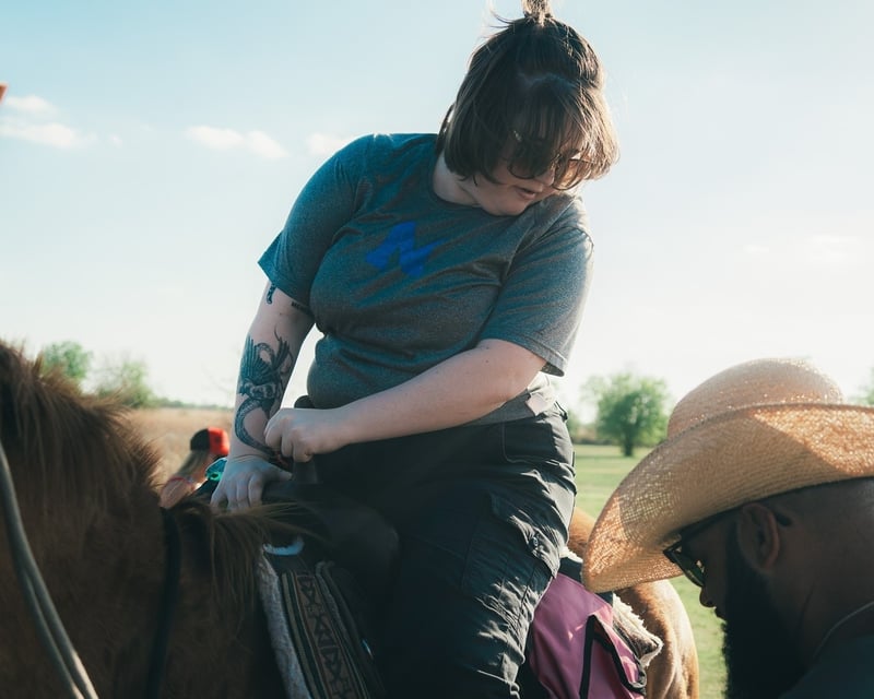 Private Horseback Riding Lesson in Lorena, TX