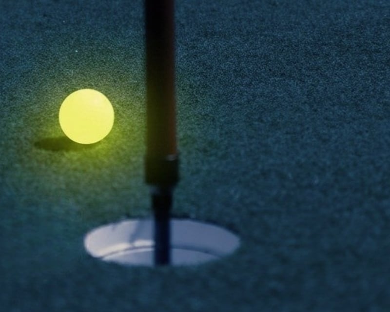 Glow Golf Putting Course at Barnsley Resort