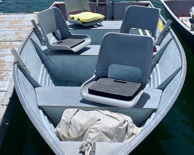 30 HP Aluminum V-Hull Boat Rental in Mammoth Lakes