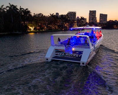 Fort Lauderdale Nighttime Venice of America Cruise